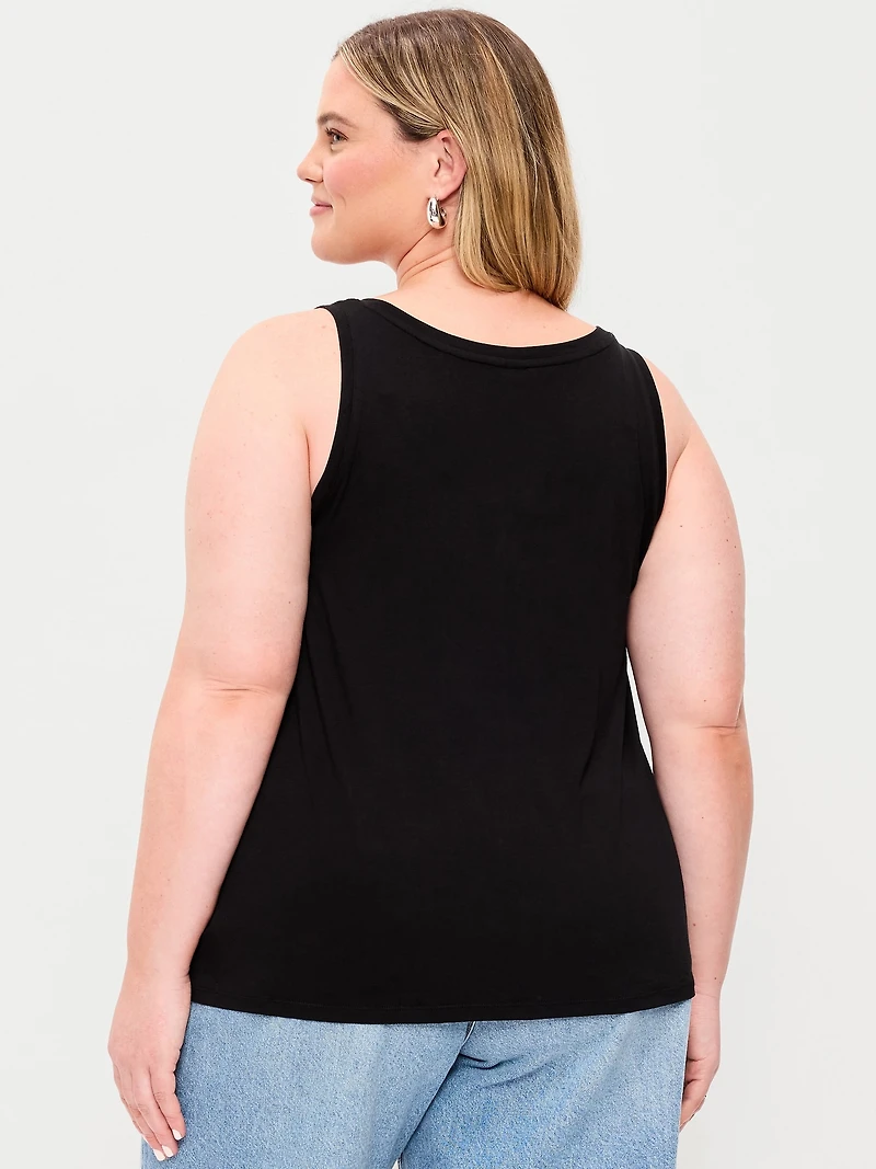 Luxe Scoop-Neck Tank Top