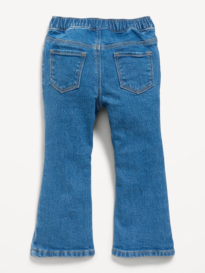Wow Pull-On High-Waisted Flare-Leg Jeans for Toddler Girls
