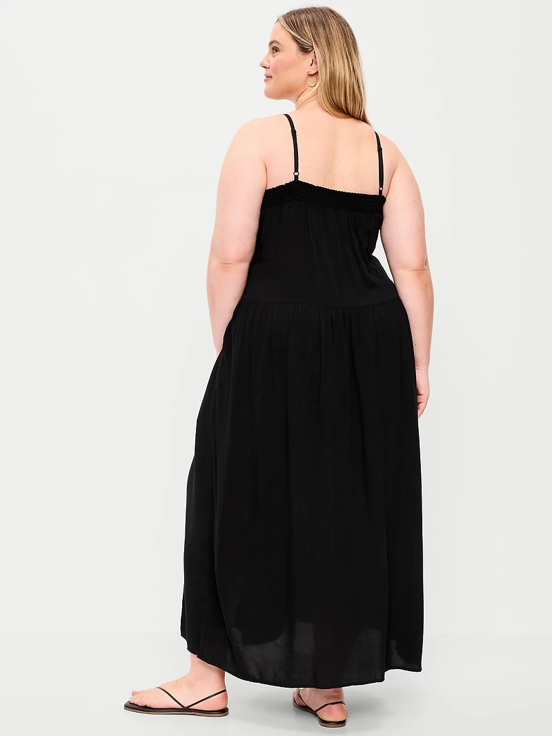 Airy Smocked Maxi Dress