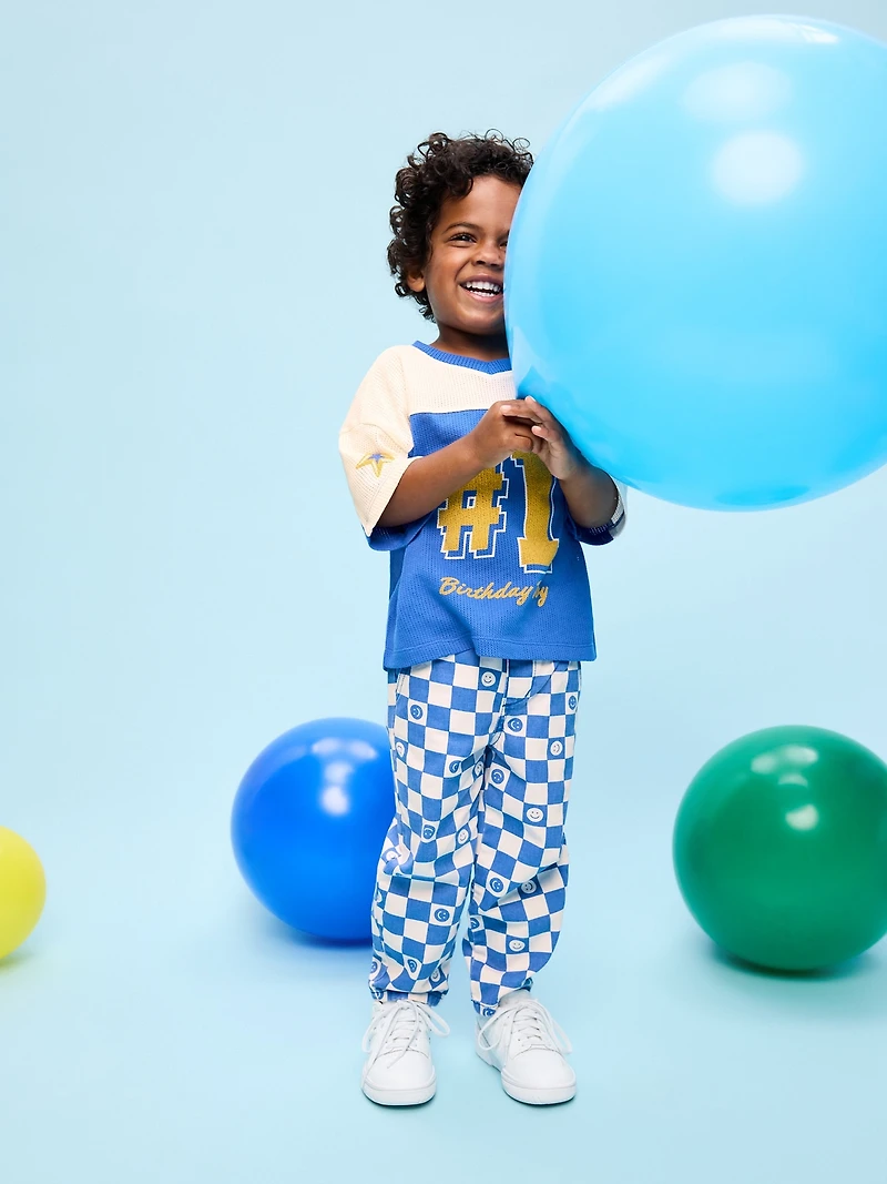 Pull-On Barrel-Leg Pants for Toddler Boys