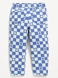 Pull-On Barrel-Leg Pants for Toddler Boys