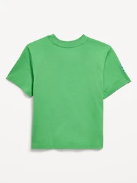 Oversized Short-Sleeve Birthday Graphic T-Shirt for Toddler Boys