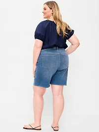 High-Waisted Wow Jean Shorts - 9-inch inseam