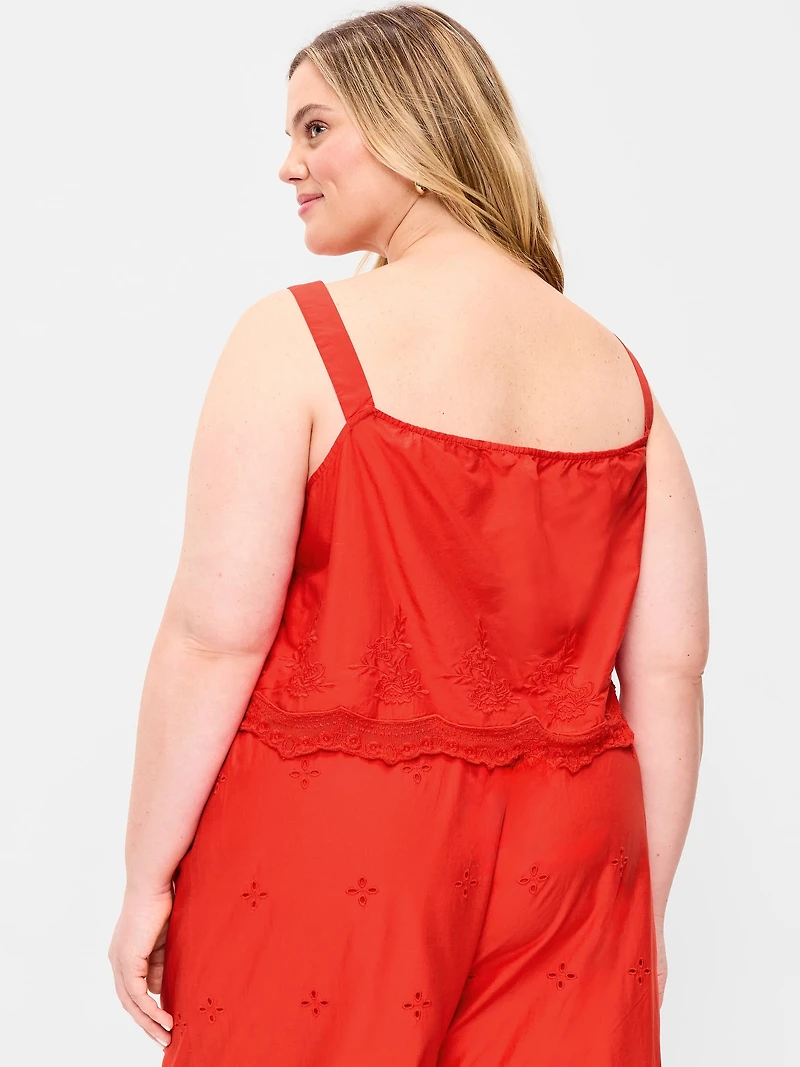 Tie-Front Cami Tank Top