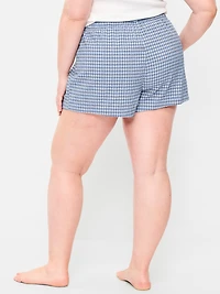 Seersucker Boxer Pajama Shorts