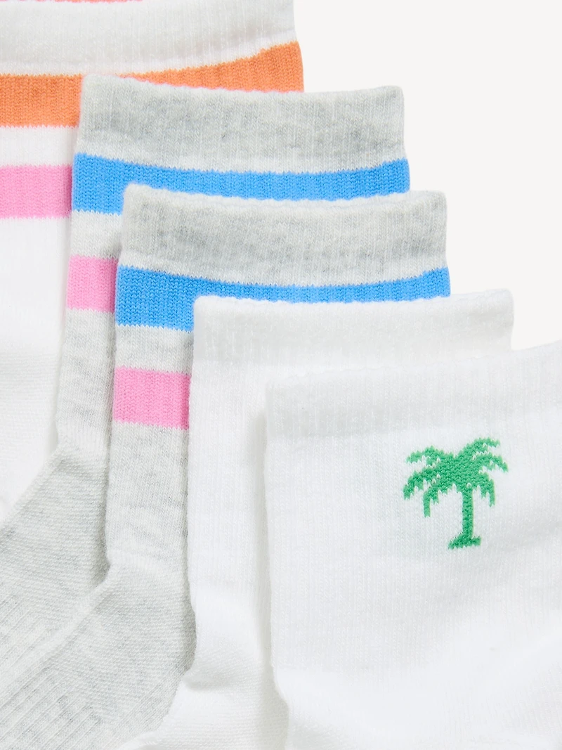 Athletic Quarter Crew Sock 3-Pack for Women