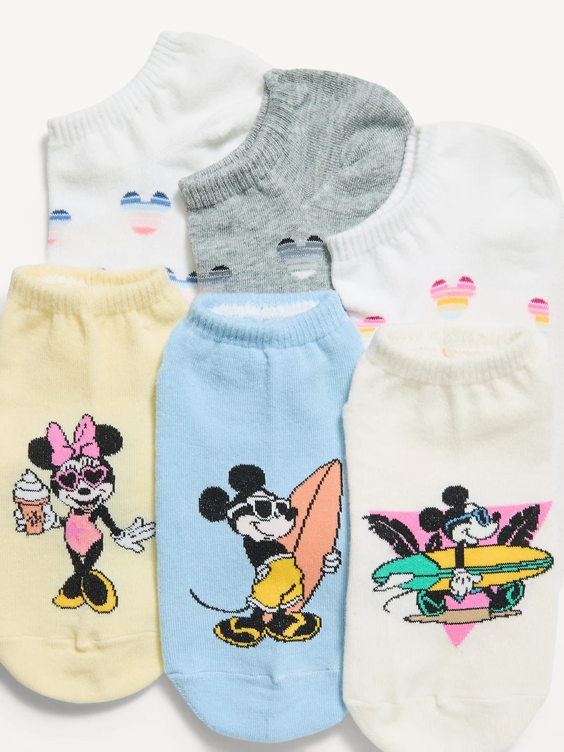Disney© 6-Pack Novelty Ankle Socks for Women