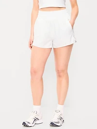 Extra High-Waisted Crinkle Run Shorts - 3-inch inseam