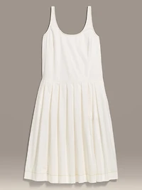 Old Navy x Christopher John Rogers Poplin Drop-Waist Dress