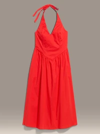 Old Navy x Christopher John Rogers Halter Drop-Waist Dress