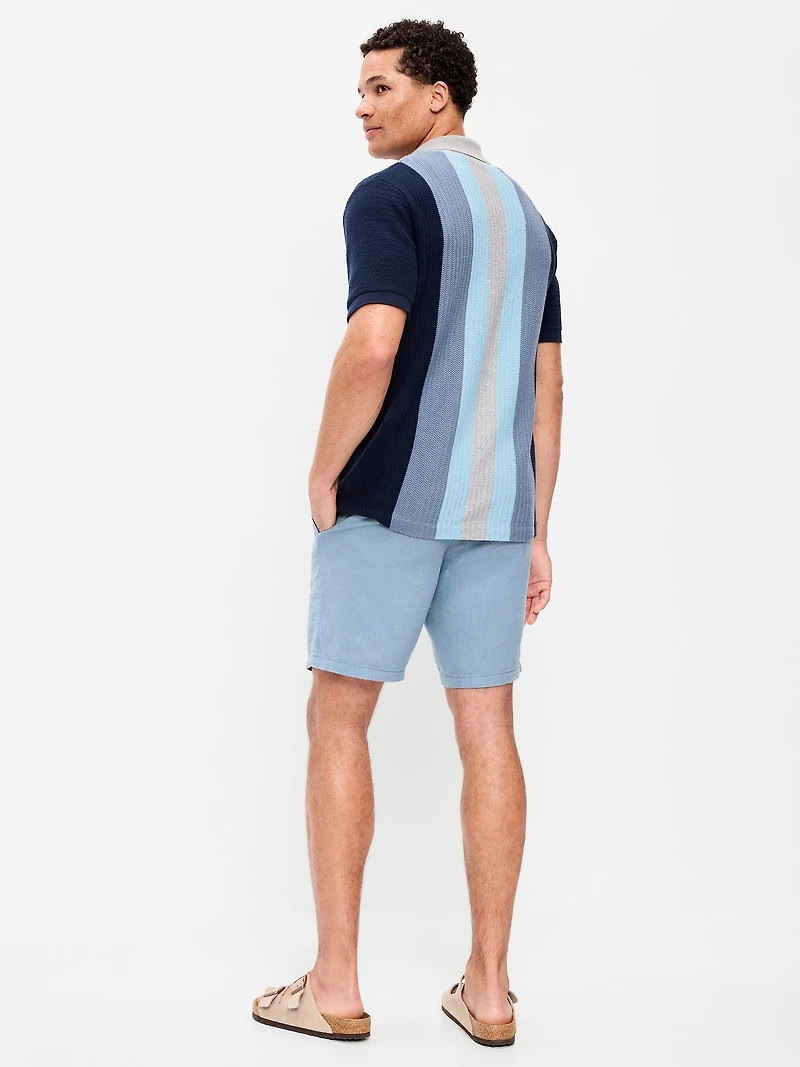 Slim Linen-Blend Rotation Chino Shorts - 8-inch inseam