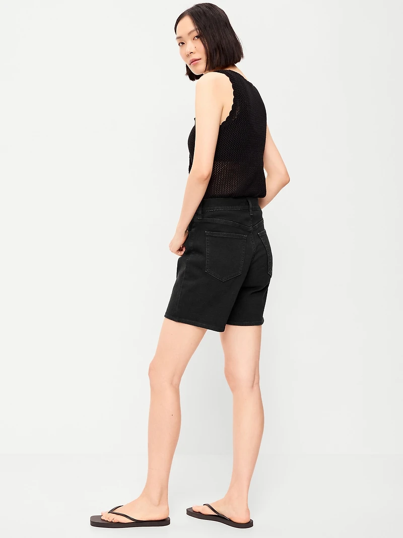 High-Waisted Wow Jean Shorts - 7-inch inseam
