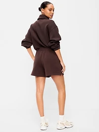 High-Waisted Bounce Fleece Shorts - 5-inch inseam