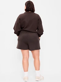 High-Waisted Bounce Fleece Shorts - 5-inch inseam