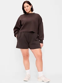 High-Waisted Bounce Fleece Shorts - 5-inch inseam