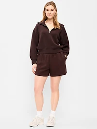 High-Waisted Bounce Fleece Shorts - 5-inch inseam