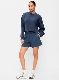 High-Waisted Bounce Fleece Shorts - 5-inch inseam