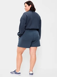 High-Waisted Bounce Fleece Shorts - 5-inch inseam
