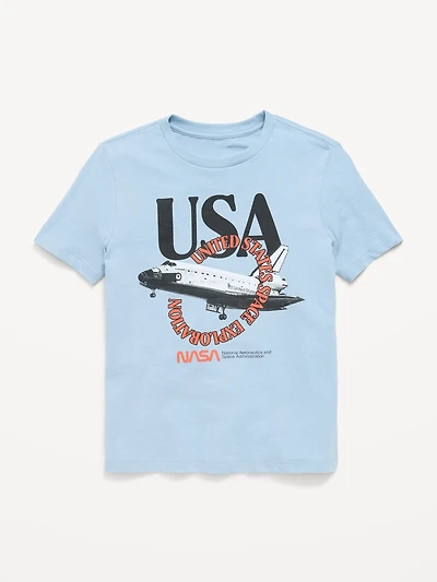 NASA Gender-Neutral Graphic T-Shirt for Kids