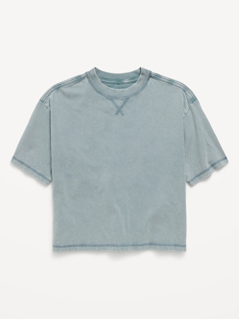 Oversized Short-Sleeve Boxy T-Shirt for Boys