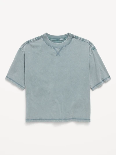 Oversized Short-Sleeve Boxy T-Shirt for Boys