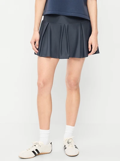 Extra High-Waisted Drop-Waist PowerSoft Skort