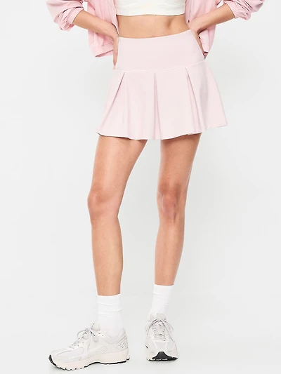 Extra High-Waisted Drop-Waist PowerSoft Skort