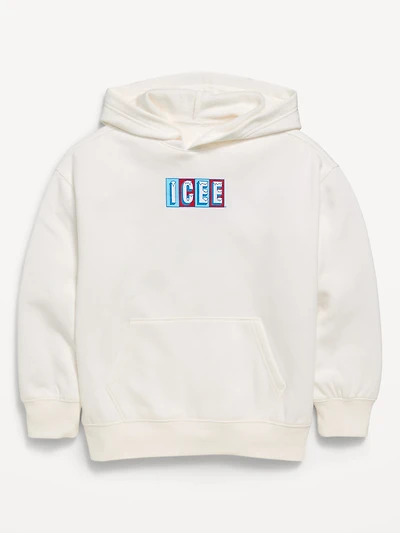 ICEE® Oversized Gender-Neutral Graphic Pullover Hoodie for Kids