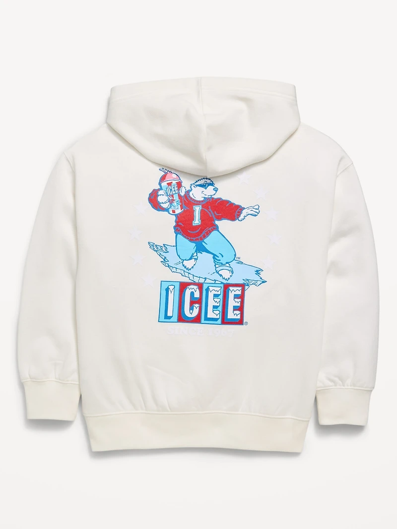 ICEE® Oversized Gender-Neutral Graphic Pullover Hoodie for Kids
