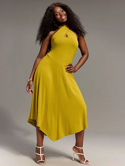 Old Navy x Christopher John Rogers Halter Maxi Dress