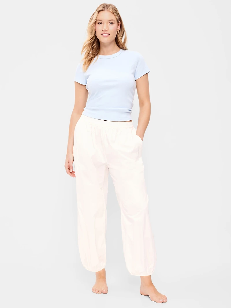 Lightweight Pull-On Parachute Sleep Pants