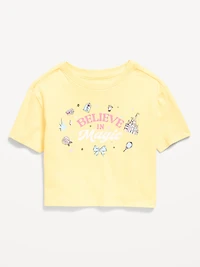 Disney© Princess Oversized Boxy Graphic T-Shirt for Toddler Girls