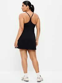 Stretch Woven Racerback Tennis Dress