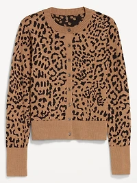 SoSoft Cotton Crew-Neck Cardigan Sweater