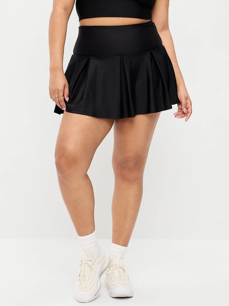 Extra High-Waisted Drop-Waist PowerSoft Skort