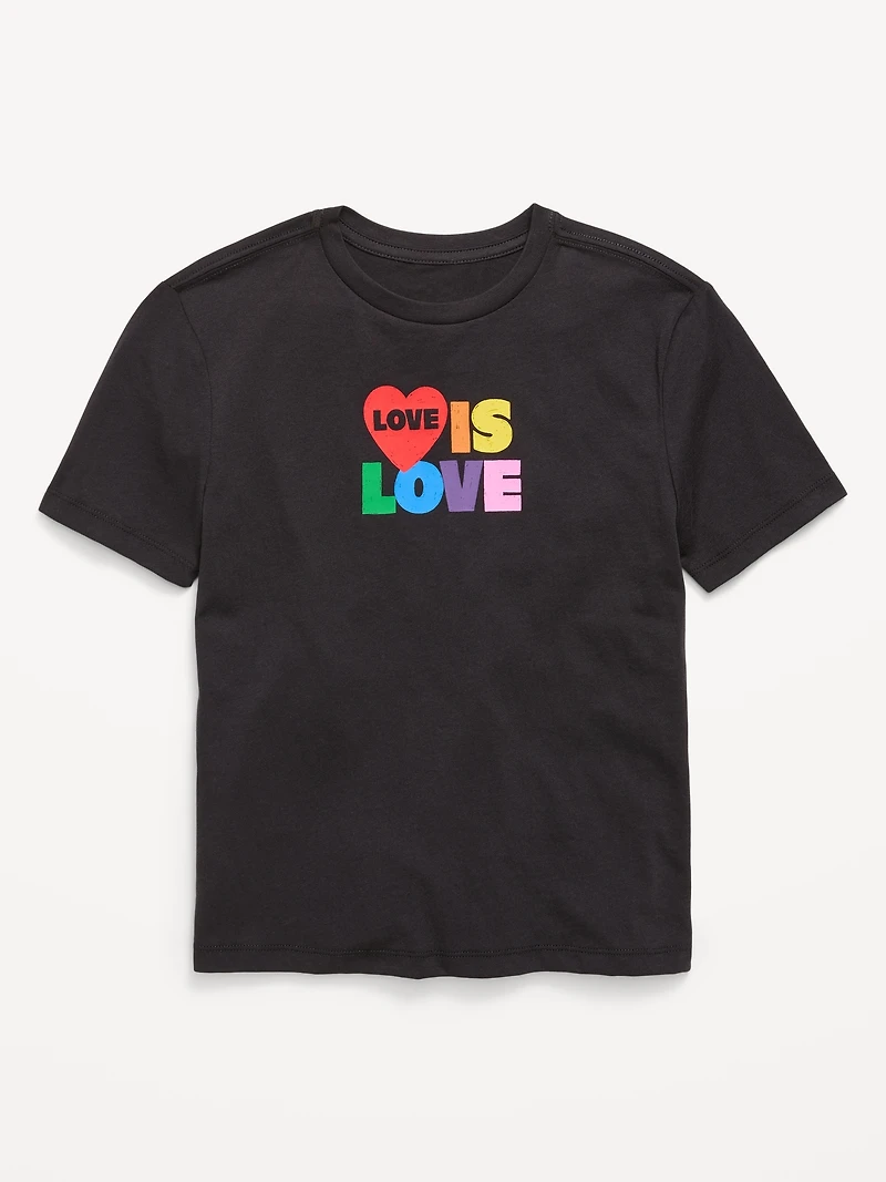 Short-Sleeve Pride Graphic T-Shirt for Boys