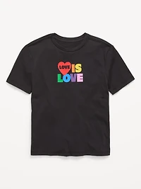 Short-Sleeve Pride Graphic T-Shirt for Boys