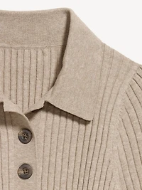 Short-Sleeve Ribbed Polo