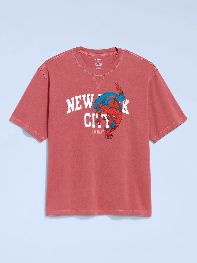 Old Navy x Marvel Spider-Man Boxy Heavyweight Graphic T-Shirt for Men