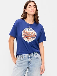 New York Mets Crew-Neck T-Shirt for Women
