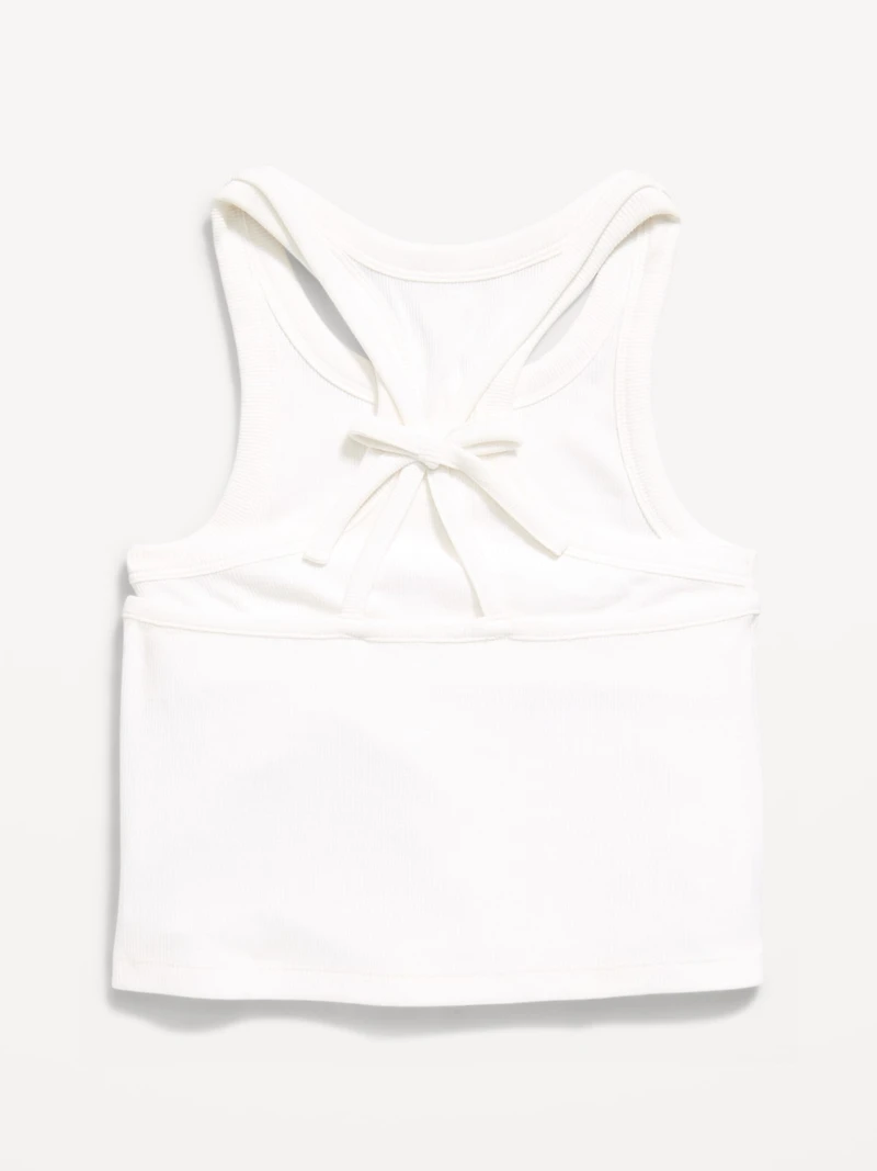 2-In-1 Ribbed Tank Top for Girls