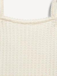 Sleeveless Jacquard Knit Top for Girls