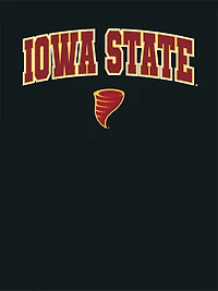 Iowa State University Arch Logo Black Graphic T-Shirt for Women