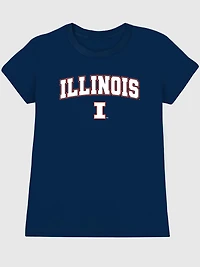 University of Illinois Arch Logo Graphic T-Shirt for Women