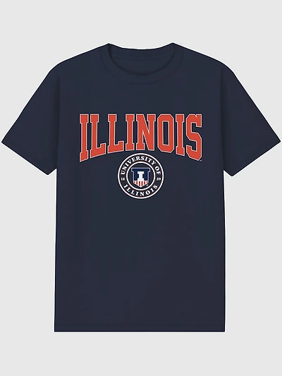 University of Illinois Collegiate Seal Graphic T-Shirt for Men