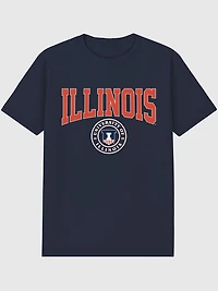 University of Illinois Collegiate Seal Graphic T-Shirt for Men
