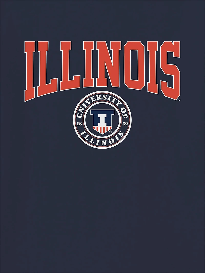 University of Illinois Collegiate Seal Graphic T-Shirt for Men