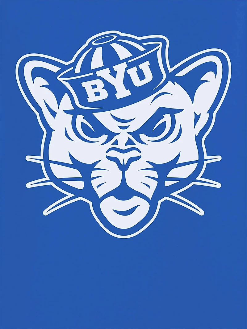Brigham Young University BYU Big Mascot Graphic T-Shirt for Men
