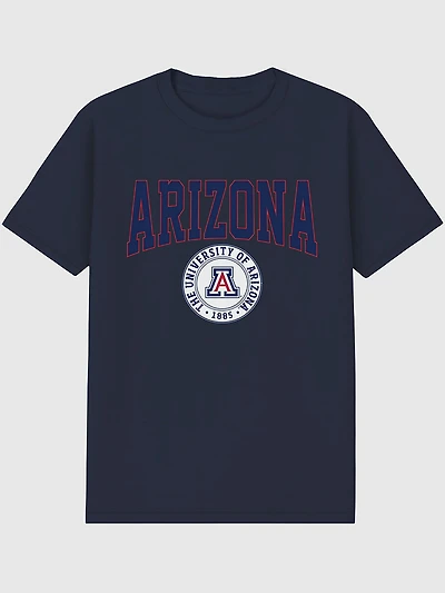 University of Arizona Collegiate Seal Dark Graphic T-Shirt for Men