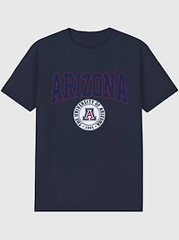 University of Arizona Collegiate Seal Dark Graphic T-Shirt for Men